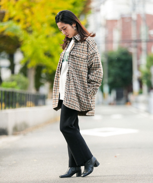 URBAN RESEARCH Sonny Label(アーバンリサーチサニーレーベル)の「チェックCPOシャツブルゾン(ブルゾン・メンズ・オレンジ/ベージュ・MEDIUM/LARGE)」の20枚目の写真