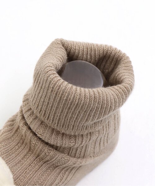 apres les cours（アプレレクール）の「■tiny bear モチーフ付きベビーソックス（ベビーシューズ/ベビーソックス・キッズ・アイボリー/ベージュ・12/9）」の5枚目の写真