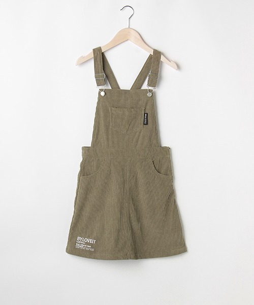 by LOVEiT(バイラビット)の「ジャンパースカート(ジャンパースカート・キッズ・ブラック/カーキ/ベージュ・130cm/140cm/150cm/160cm/120cm)」の3枚目の写真