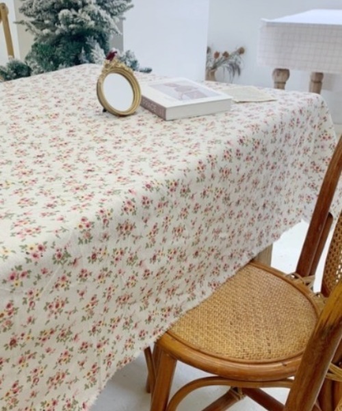 Made in I（メイドインアイ）の「アンティークフラワーマルチクロス（ランチョンマット/テーブルウェア・レディース・ブルー/レッド・FREE）」の9枚目の写真