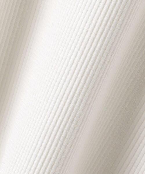 green label relaxing(グリーンレーベルリラクシング)の「ドライワッフル クルーネック 長袖 カットソー -吸水速乾- OVLG(Tシャツ/カットソー・メンズ・ホワイト/グレー/ブラック/ベージュ・M/S/XL/L/XS/XXL)」の6枚目の写真