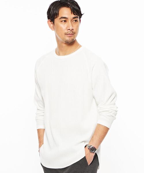 our クルーネック長袖カットソー クルーネック長袖カットソー – OURHOME