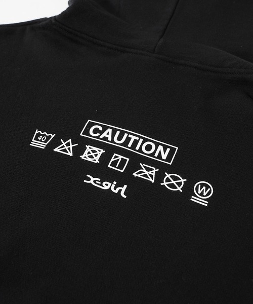 【新品】エックスガール ロゴワッペン付パーカー フーディー FACEグラフィック X-girl エックスガール パーカー FACE POSTER SWEAT HOODIE