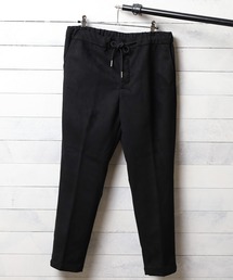 Bling Leads | 【Bk】フェイクスエード  スリムテーパードスラックス(スラックス)