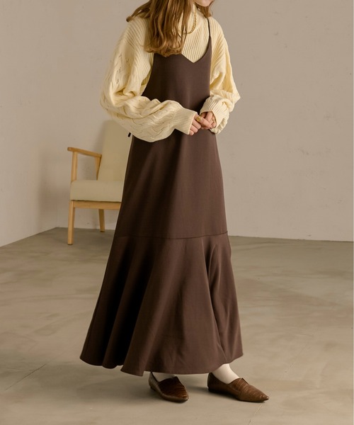 Ambre Neige(アンブルネージュ)の「アミスリーブニット/【WEB/EC限定商品】(ニット/セーター・レディース・ブラック/ダークブラウン/アイボリー/ライトベージュ・FREE)」の16枚目の写真