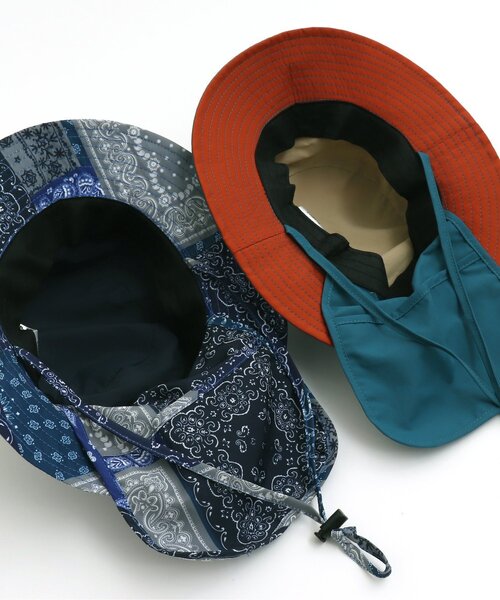 F.O.KIDS（エフオーキッズ）の「アウトドアハット（ハット・キッズ・ベージュ/オレンジ/ネイビー/ブルー/グリーン・52/54/50/48/56）」の7枚目の写真