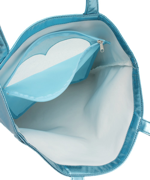 WEGO(ウィゴー)の「WEGO/ハートウィンドウトートバッグ(トートバッグ・レディース・サックスブルー/ピンク/シルバー・FREE)」の10枚目の写真