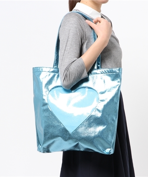 WEGO（ウィゴー）の「WEGO/ハートウィンドウトートバッグ（トート