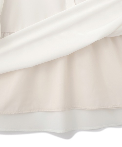 PROPORTION BODY DRESSING（プロポーションボディドレッシング）の「＜Ｅ＞レース襟シャツミニワンピース / 1212147201（ワンピース・レディース・ホワイト/パープル・SMALL/MEDIUM）」の13枚目の写真