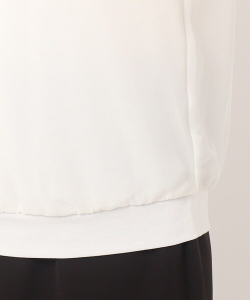 SOUP（スープ）の「◆タックボウタイシフォンブラウス（シャツ/ブラウス・レディース・ライトグレー/ブラック/オフホワイト/ブラウン系その他・11/15 /13/09）」の11枚目の写真