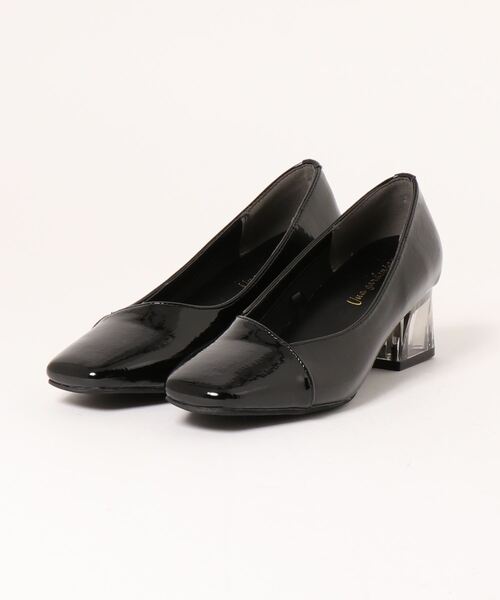 Una gardenia(ウナガルデニア)の「【minia】 クリアヒールパンプス(パンプス・レディース・ベージュ/アイボリー/ブラック・L/M/S/LL)」の2枚目の写真