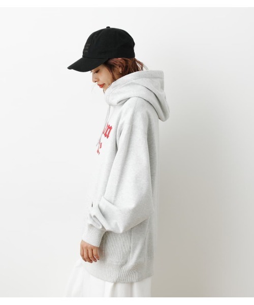 RODEO CROWNS WIDE BOWL（ロデオクラウンズワイドボウル）の「GOOD OLD College パーカー（パーカー・レディース・レッド/グレー×ホワイト/グリーン・FREE）」の18枚目の写真