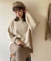 deux amour | パール編みハイネックニット(その他トップス)