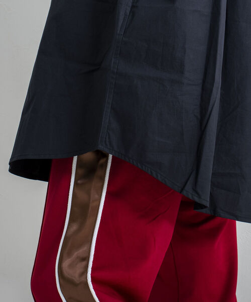 GLOSTER（グロスター）の「【GLOSTER/グロスター】フライフロント ロングシャツ（シャツ/ブラウス・メンズ・ブラック/オフホワイト/サックスブルー・MEDIUM/LARGE）」の15枚目の写真