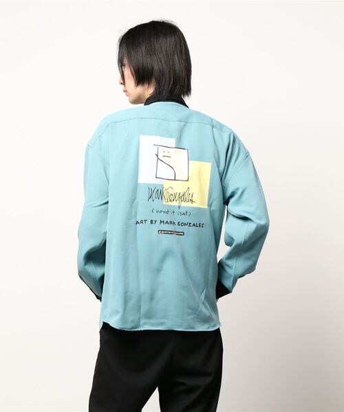 (What it isNt)ART BY MARKGONZALES(ワットイットイズント)の「【(What it isNt)】プリントシャツ(シャツ/ブラウス・メンズ・ケリーグリーン/ブラック/ベージュ・L/M/XL)」の7枚目の写真