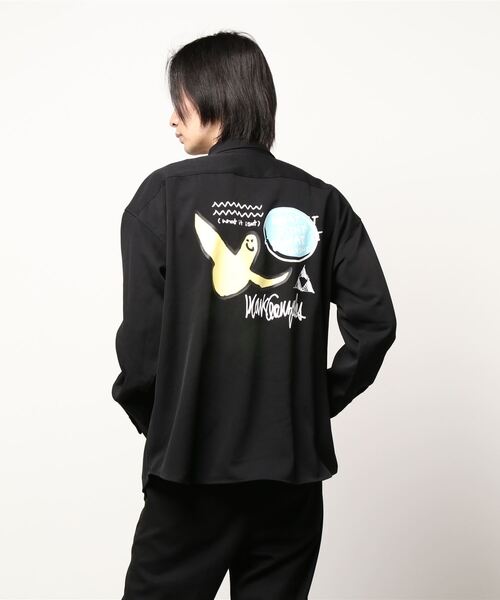 (What it isNt)ART BY MARKGONZALES(ワットイットイズント)の「【(What it isNt)】プリントシャツ(シャツ/ブラウス・メンズ・ケリーグリーン/ブラック/ベージュ・L/M/XL)」の6枚目の写真
