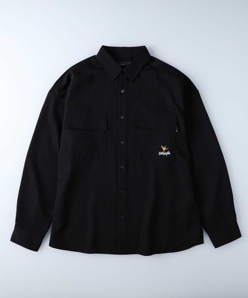 (What it isNt)ART BY MARKGONZALES(ワットイットイズント)の「【(What it isNt)】プリントシャツ(シャツ/ブラウス・メンズ・ケリーグリーン/ブラック/ベージュ・L/M/XL)」の9枚目の写真
