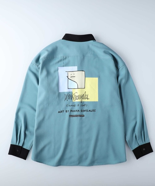 (What it isNt)ART BY MARKGONZALES(ワットイットイズント)の「【(What it isNt)】プリントシャツ(シャツ/ブラウス・メンズ・ケリーグリーン/ブラック/ベージュ・L/M/XL)」の18枚目の写真