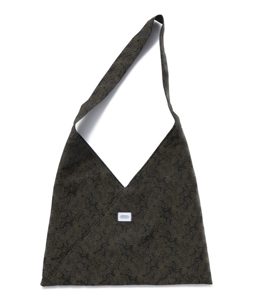 BEDWIN & THE HEARTBREAKERS（ベドウィン アンド ザ ハートブレイカーズ）の「JACQUARD BAG "KASAYA"（ショルダーバッグ・メンズ・ブラック/グリーン・FREE）」の2枚目の写真