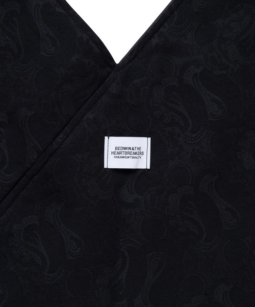 BEDWIN & THE HEARTBREAKERS（ベドウィン アンド ザ ハートブレイカーズ）の「JACQUARD BAG "KASAYA"（ショルダーバッグ・メンズ・ブラック/グリーン・FREE）」の9枚目の写真