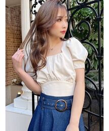 RESEXXY | バックオープンスクエアブラウス(シャツ/ブラウス)