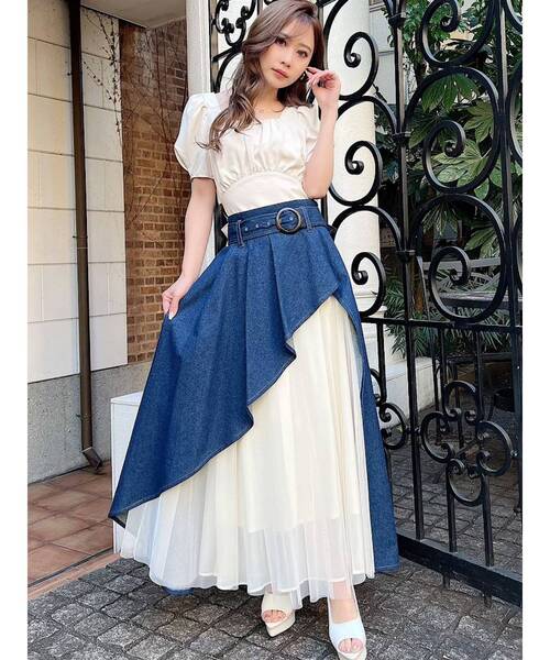 RESEXXY(リゼクシー)の「バックオープンスクエアブラウス(シャツ/ブラウス・レディース・アイボリー/その他1/ブラック/イエロー・FREE)」の21枚目の写真