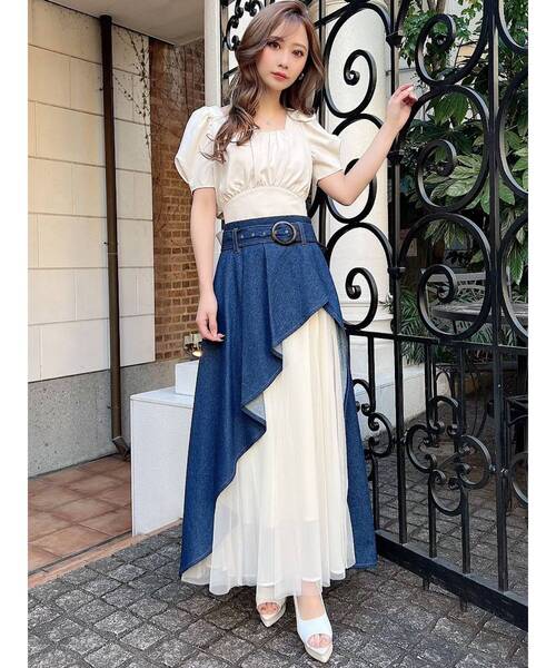 RESEXXY(リゼクシー)の「バックオープンスクエアブラウス(シャツ/ブラウス・レディース・アイボリー/その他1/ブラック/イエロー・FREE)」の22枚目の写真