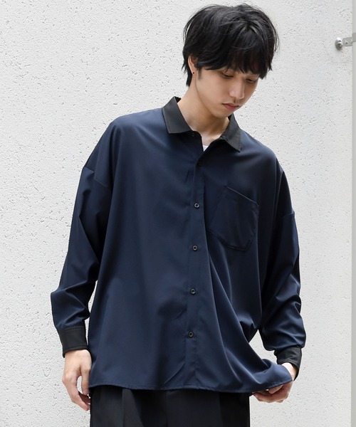 ポリストレッチ クレリックシャツ（シャツ/ブラウス）｜Starting Over