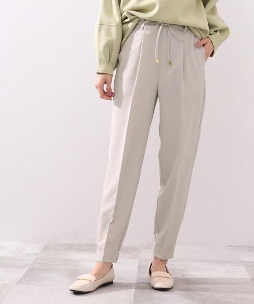 DRESKIP（ドレスキップ）の「◆とろみジョガ－パンツ（その他パンツ・レディース・ライトグレー/ブラック/オリーブ・02/03/04）」の3枚目の写真