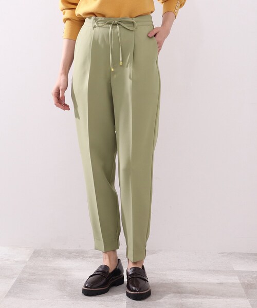 DRESKIP（ドレスキップ）の「◆とろみジョガ－パンツ（その他パンツ・レディース・ライトグレー/ブラック/オリーブ・02/03/04）」の4枚目の写真