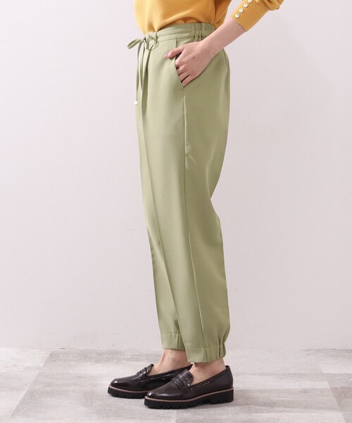 DRESKIP（ドレスキップ）の「◆とろみジョガ－パンツ（その他パンツ・レディース・ライトグレー/ブラック/オリーブ・02/03/04）」の5枚目の写真