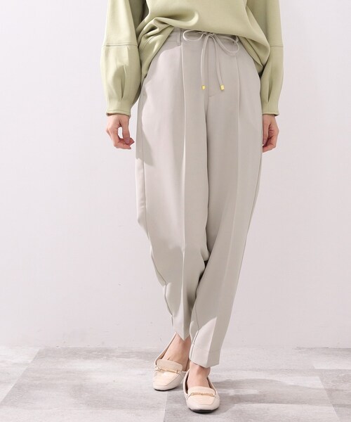DRESKIP（ドレスキップ）の「◆とろみジョガ－パンツ（その他パンツ・レディース・ライトグレー/ブラック/オリーブ・02/03/04）」の11枚目の写真