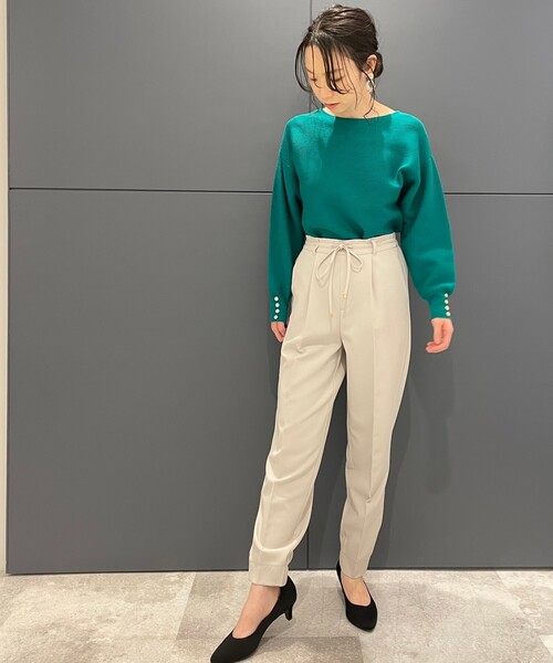 DRESKIP（ドレスキップ）の「◆とろみジョガ－パンツ（その他パンツ・レディース・ライトグレー/ブラック/オリーブ・02/03/04）」の15枚目の写真