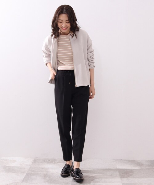 DRESKIP（ドレスキップ）の「◆とろみジョガ－パンツ（その他パンツ・レディース・ライトグレー/ブラック/オリーブ・02/03/04）」の22枚目の写真