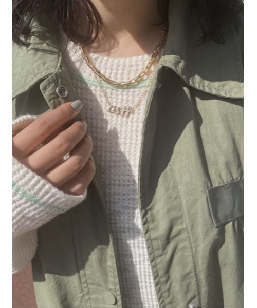 SLY（スライ）の「R/C AS IF NECKLACE ネックレス（ネックレス・レディース・ゴールド/シルバー・FREE）」の7枚目の写真