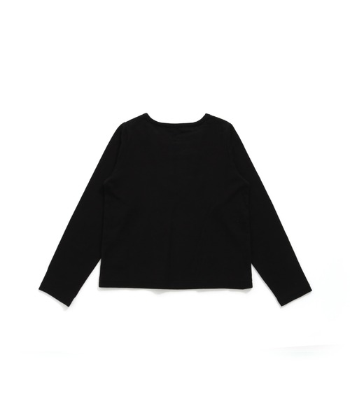 JENNI love（ジェニィラブ）の「フロントレースアップロンT（Tシャツ/カットソー・キッズ・オフホワイト/ブラック/ミント・130cm/140cm/150cm/160cm）」の9枚目の写真