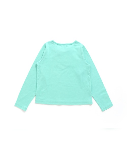JENNI love（ジェニィラブ）の「フロントレースアップロンT（Tシャツ/カットソー・キッズ・オフホワイト/ブラック/ミント・130cm/140cm/150cm/160cm）」の11枚目の写真