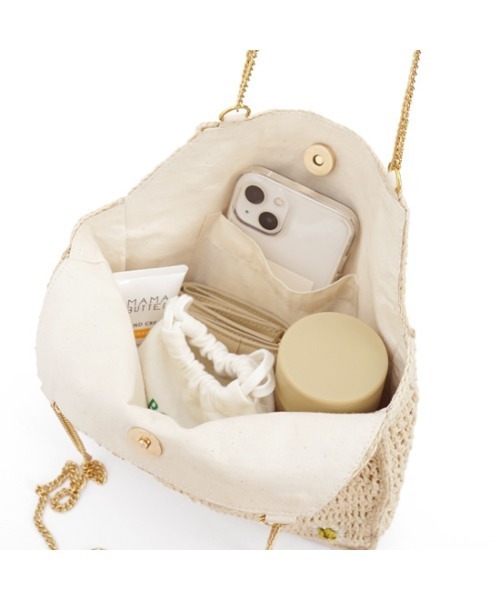 flower（フラワー）の「フラワーシャワーバッグ（ショルダーバッグ・レディース・アイボリー・FREE）」の13枚目の写真