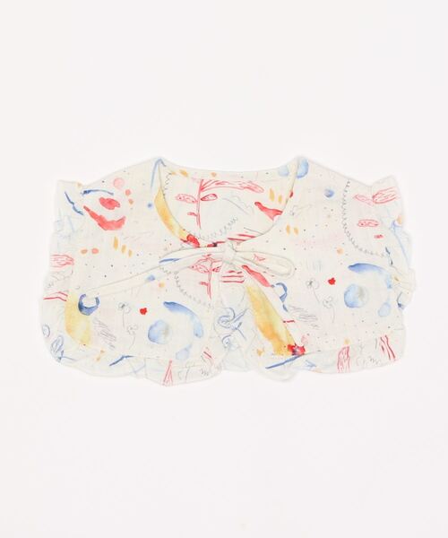 HOGAN RANCH WEAR（ホーガンランチウエア）の「ソウガラ2wayつけ衿（kids/S～L）（付け襟・キッズ・オフホワイト/イエロー・S/M/L）」の2枚目の写真