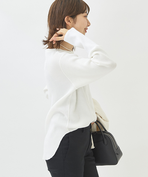 Plage - Plage  Slow waffle プルオーバー plage（プラージュ）の「Slow waffle プルオーバー◇（Tシャツ