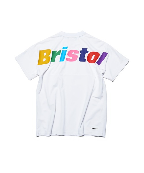 F.C.Real Bristol（エフシーレアルブリストル）の「BIG LOGO WIDE TEE（Tシャツ/カットソー・キッズ・ライトブルー/ホワイト/ベージュ/ブラック・LARGE/MEDIUM/SMALL）」の2枚目の写真