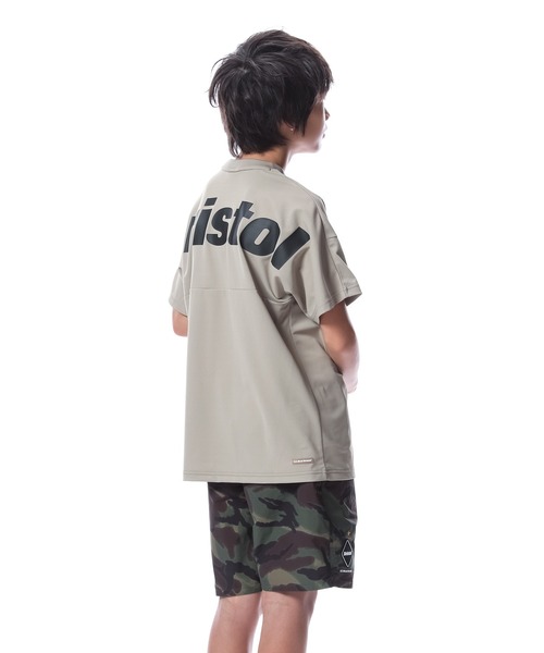 F.C.Real Bristol（エフシーレアルブリストル）の「BIG LOGO WIDE TEE（Tシャツ/カットソー・キッズ・ライトブルー/ホワイト/ベージュ/ブラック・LARGE/MEDIUM/SMALL）」の16枚目の写真