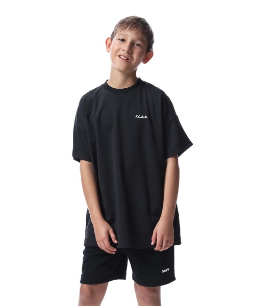 F.C.Real Bristol（エフシーレアルブリストル）の「BIG LOGO WIDE TEE（Tシャツ/カットソー・キッズ・ライトブルー/ホワイト/ベージュ/ブラック・LARGE/MEDIUM/SMALL）」の5枚目の写真