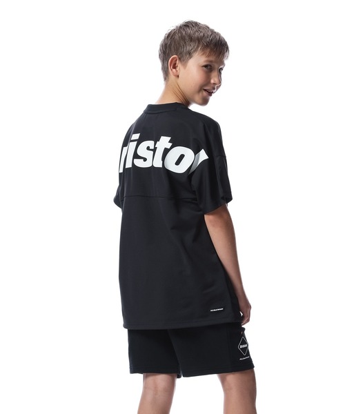 F.C.Real Bristol（エフシーレアルブリストル）の「BIG LOGO WIDE TEE（Tシャツ/カットソー・キッズ・ライトブルー/ホワイト/ベージュ/ブラック・LARGE/MEDIUM/SMALL）」の6枚目の写真