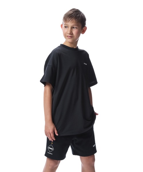 F.C.Real Bristol（エフシーレアルブリストル）の「BIG LOGO WIDE TEE（Tシャツ/カットソー・キッズ・ライトブルー/ホワイト/ベージュ/ブラック・LARGE/MEDIUM/SMALL）」の7枚目の写真