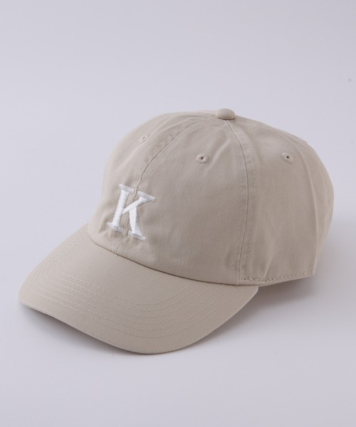 CIAOPANIC(チャオパニック)の「イニシャルキャップ(キャップ・レディース・ダークグリーン/ベージュ/ネイビー/サーモンピンク/グリーン/ピンク/ブラック・FREE)」の11枚目の写真