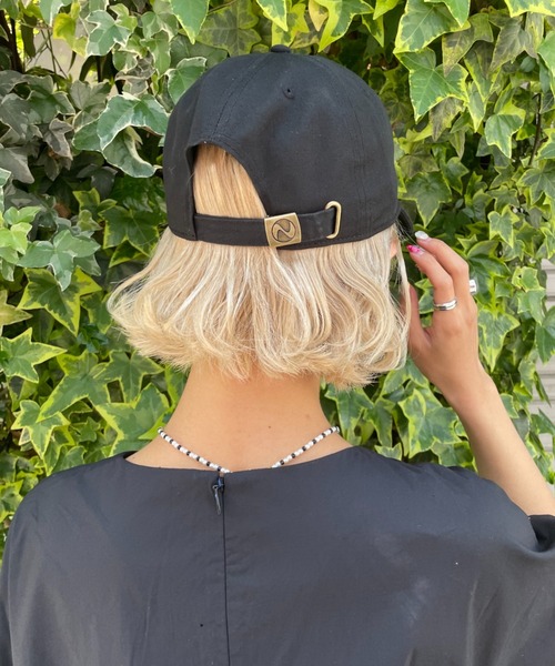 CIAOPANIC(チャオパニック)の「イニシャルキャップ(キャップ・レディース・ダークグリーン/ベージュ/ネイビー/サーモンピンク/グリーン/ピンク/ブラック・FREE)」の18枚目の写真