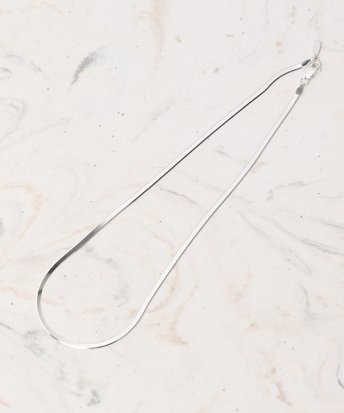 JEANASIS（ジーナシス）の「【SILVER】Snake necklace/272372（ネックレス・レディース・シルバー/ゴールド・FREE）」の6枚目の写真