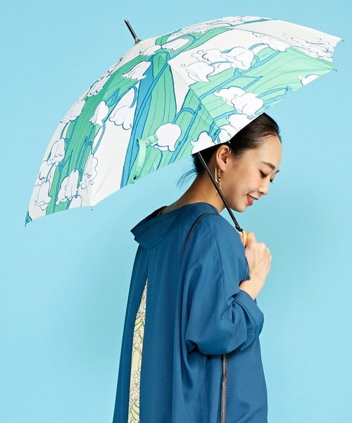 日傘（晴雨兼用） 日傘 晴雨兼用「nifty colors 遮光いちごミニ 2382」遮光 遮熱