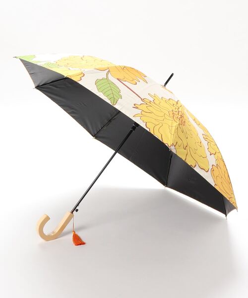 カヤ（カヤ）の「【カヤ】-SHIKI-四季 春風日傘 晴雨兼用（長傘・レディース・ネイビー/イエロー/ブルー/グリーン/イエロー系その他/ブルー系その他/レッド/バイオレット・FREE）」の12枚目の写真